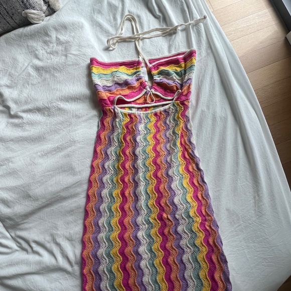 Revolve Multicolor Knitted Dress - Picture 8 of 8